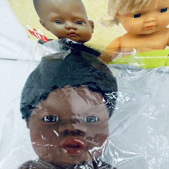 Miniland Multicultural Doll African American Boy 15 Inches Anatomically Correct - Picture 6 of 13